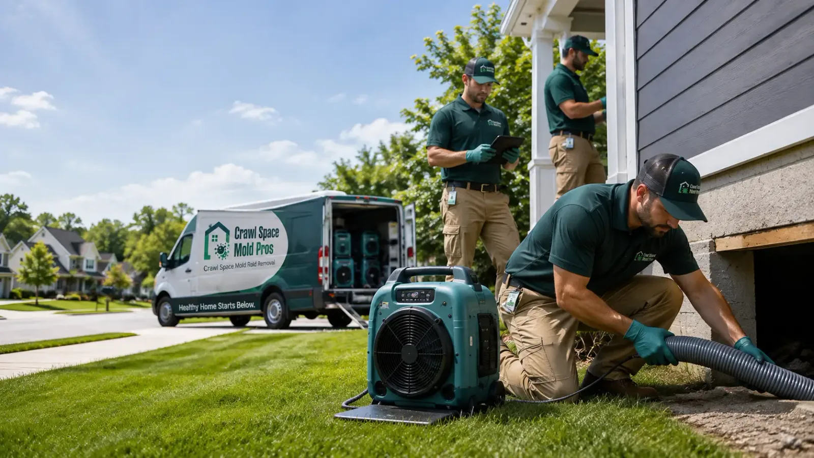 Crawl Space Mold Removal in Lindsay, CA